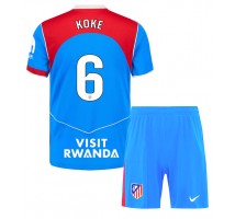 Atletico Madrid Koke #6 Koszulka Trzecia dzieci 2025-26 Krótki Rękaw (+ krótkie spodenki)